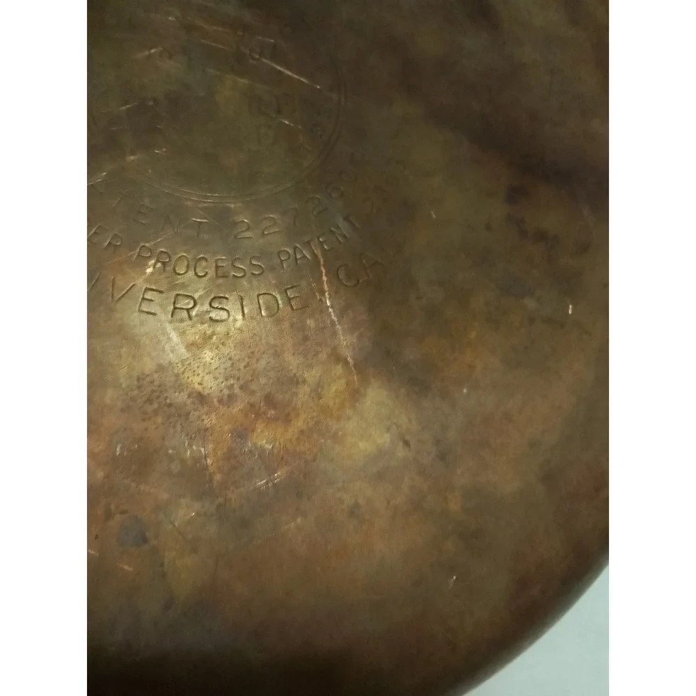 Vintage Revere Ware Cooper Bottom  Pan With Lid 2 QUART 7